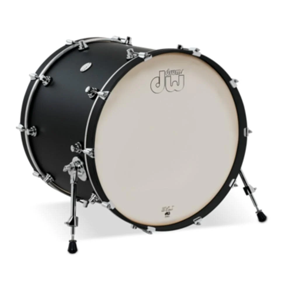 Dw Drum Workshop DDLM1822KKBL 18x22 Add-On Bass Drum- Black Stain