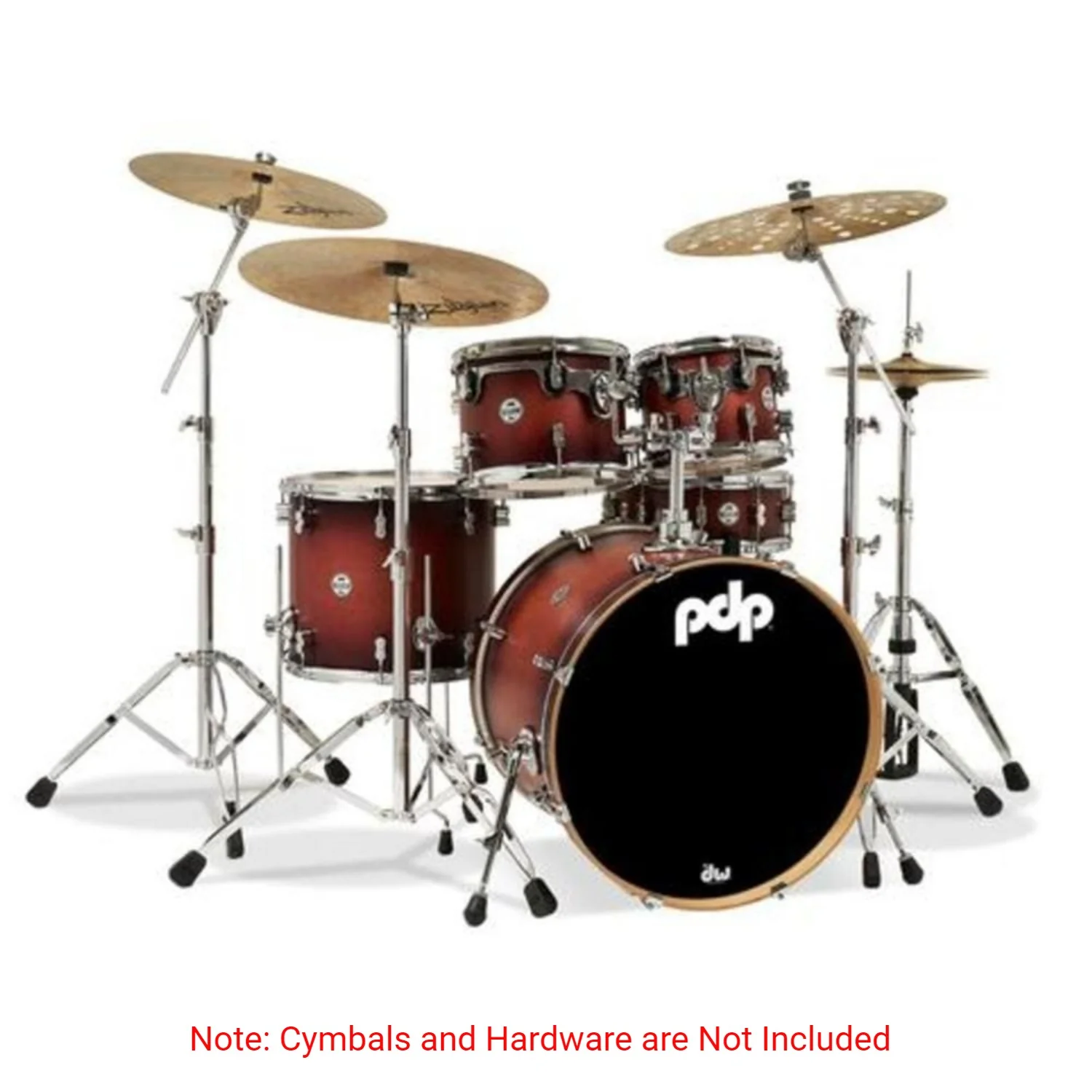 Dw Drum Workshop PDP 5-Piece Concept Maple Acoustic Drum Set - Image 12