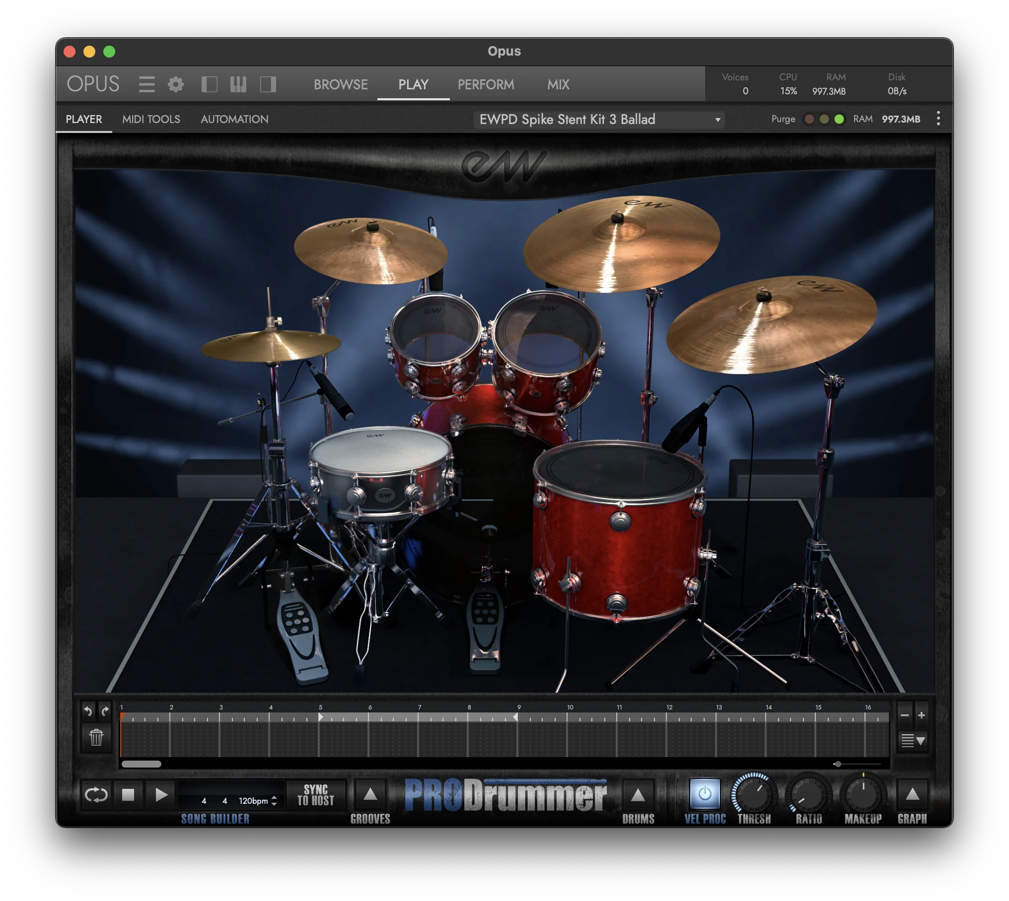 EastWest PRODRUMMER 1 - Mark "Spike" Stent: Drum Machine Plugin - Image 2
