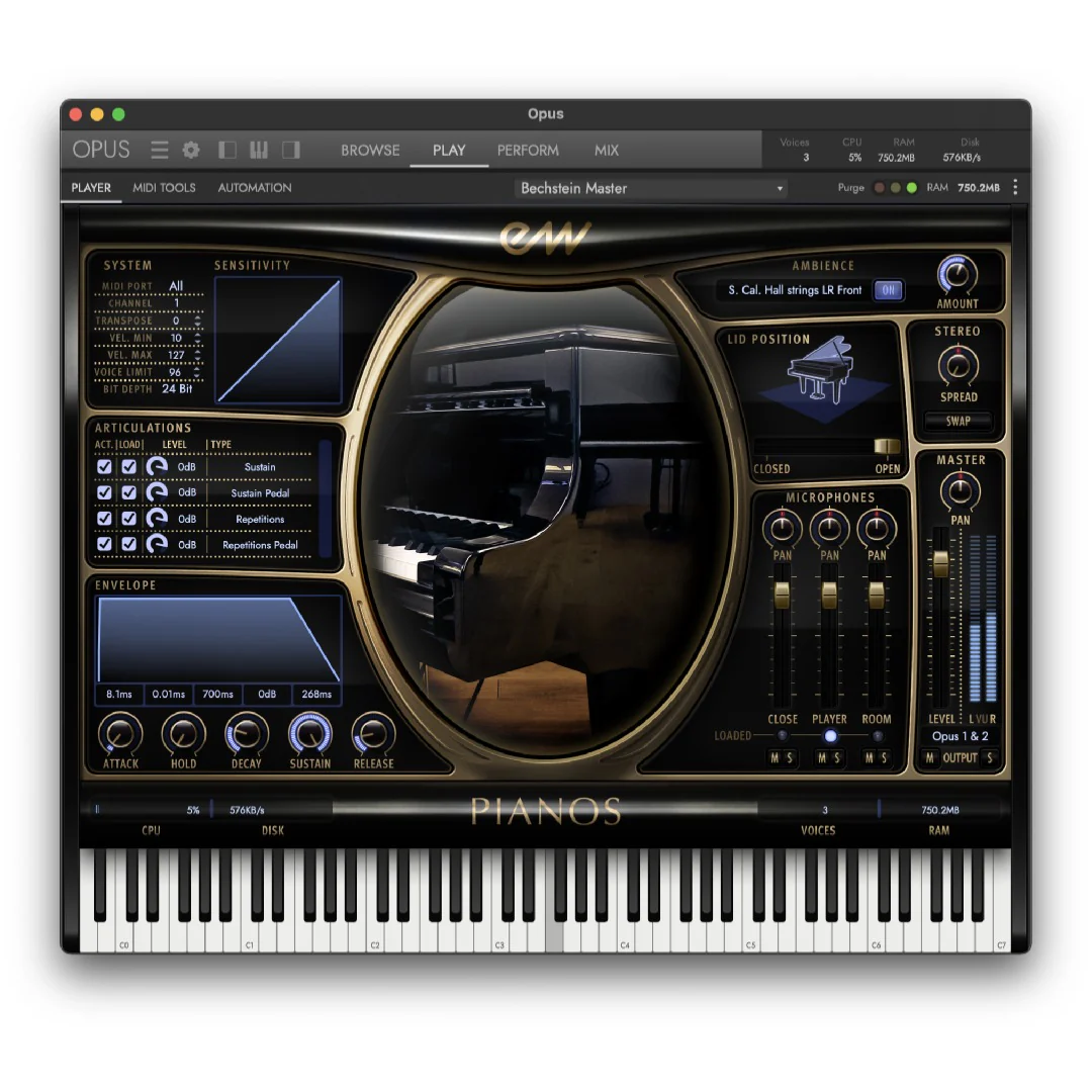 EastWest YAMAHA C7 PLATINUM: Piano Plugin - Image 2