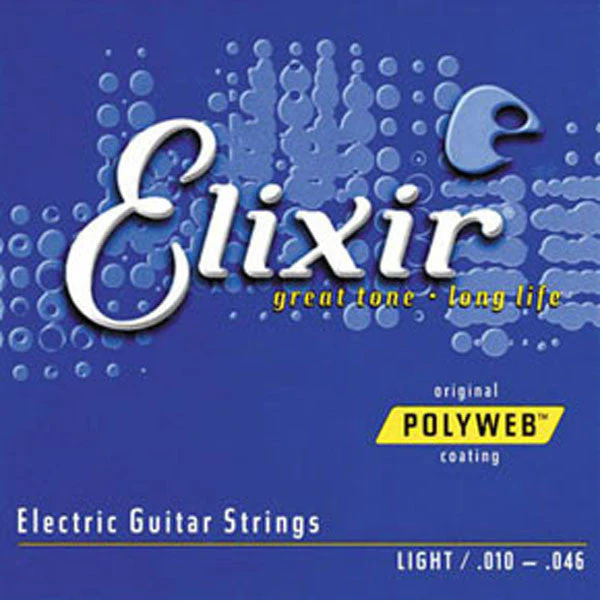 Elixir 12050 Polyweb Light Electric Guitar Strings -10-46