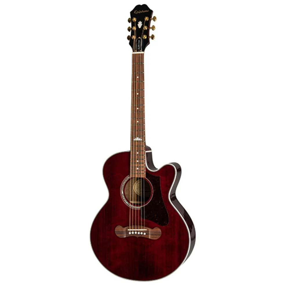 Epiphone J-200 EC Studio Parlor Electro Acoustic Guitar - Image 5