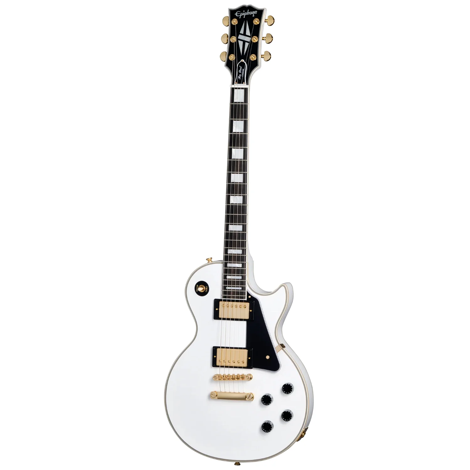 Epiphone Les Paul Custom 6 String Electric Guitar - Alpine White