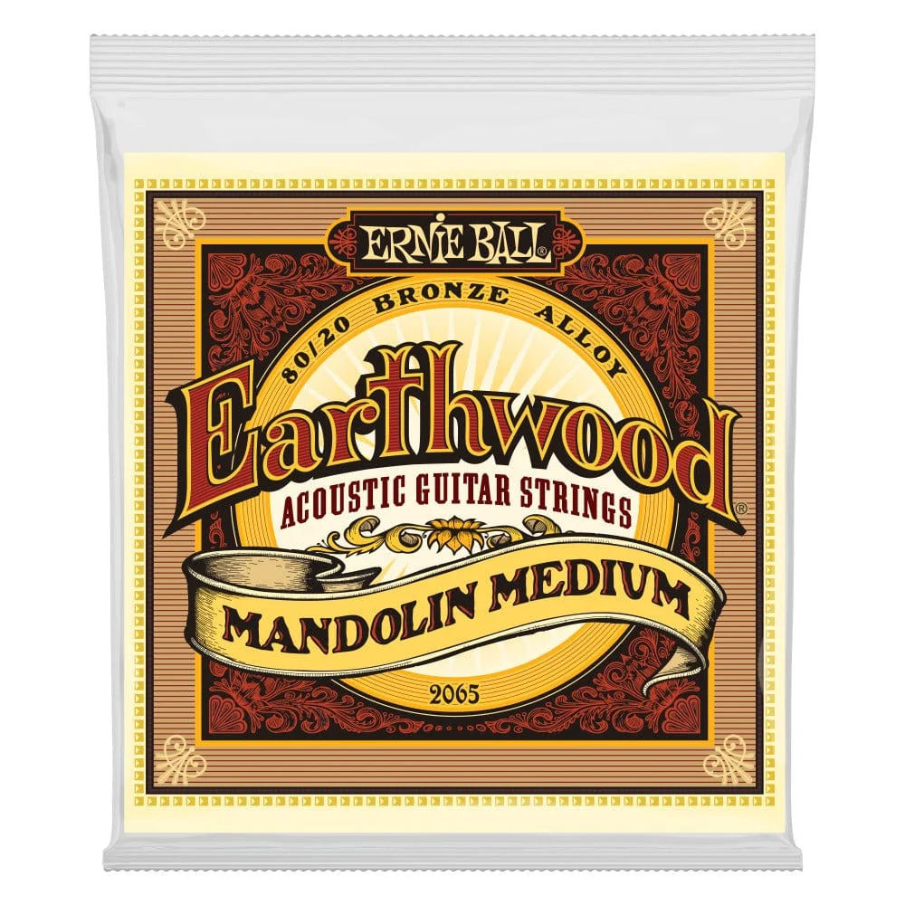 Ernie Ball 2065 Earthwood 80/20 Bronze Mandolin Medium Strings