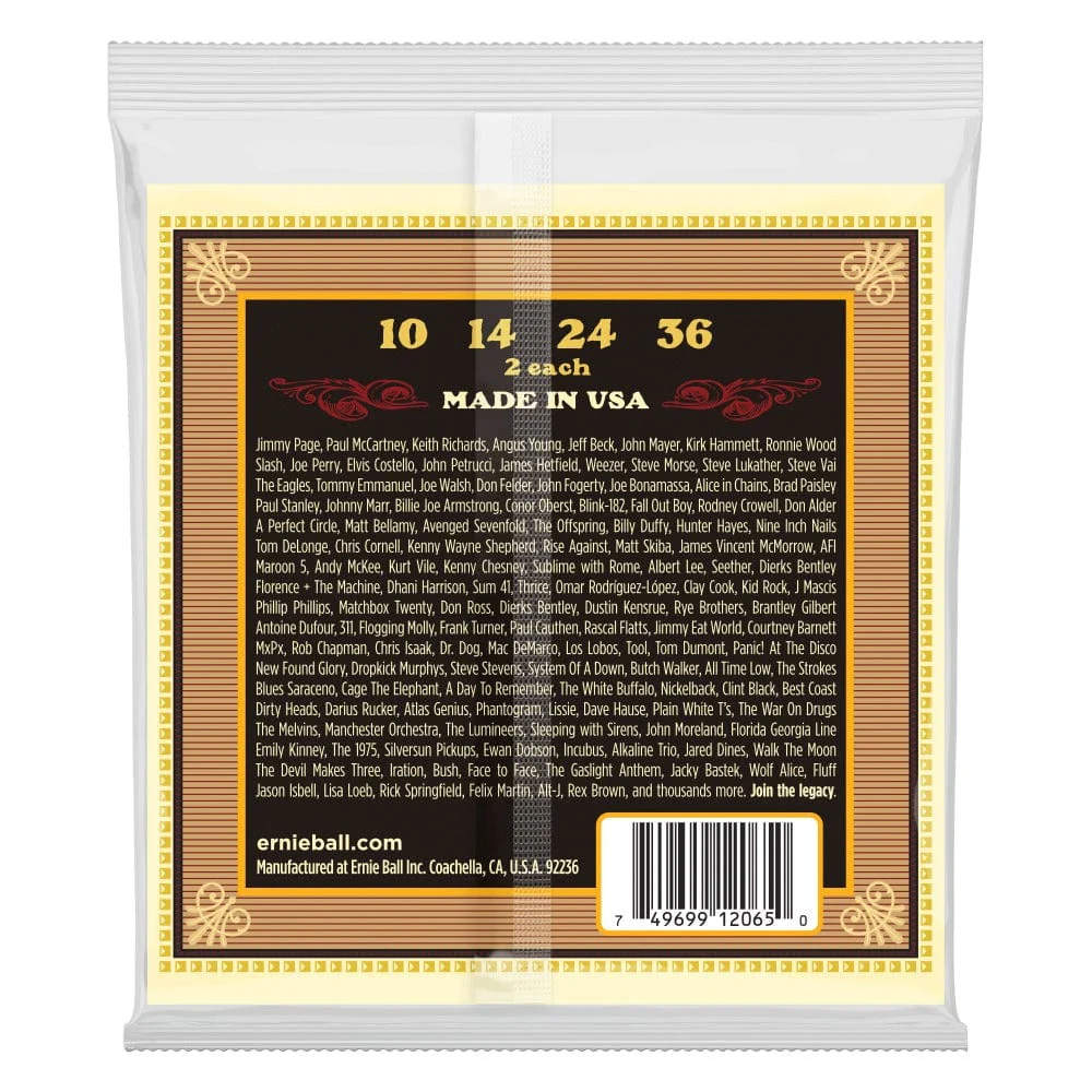Ernie Ball 2065 Earthwood 80/20 Bronze Mandolin Medium Strings - Image 2