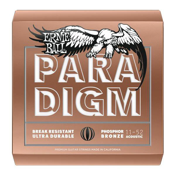 Ernie Ball 2078 Paradigm Light Phosphor Bronze Acoustic Guitar Strings - 11-52