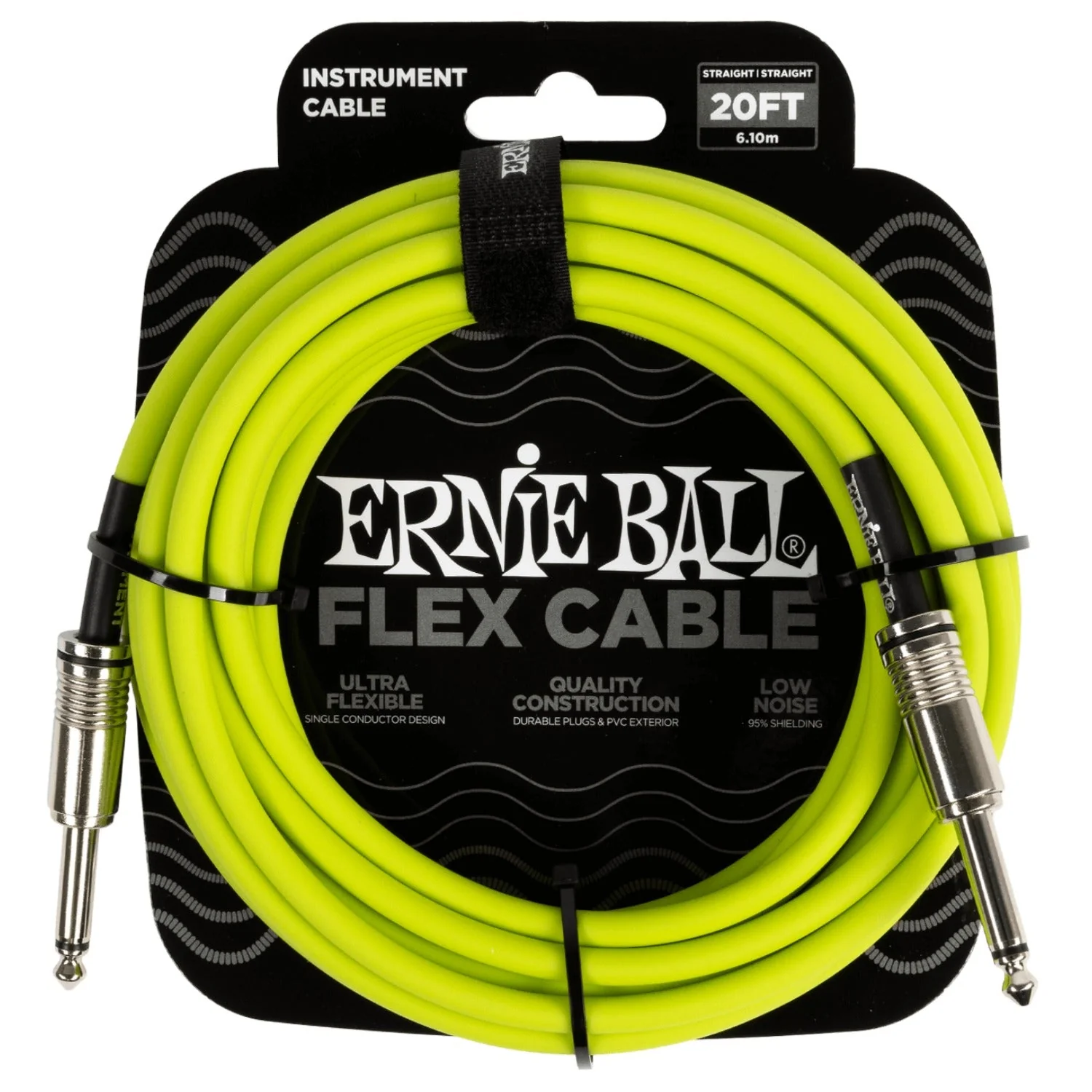 Ernie Ball 20ft Flex Straight Instrument Cable - Image 5