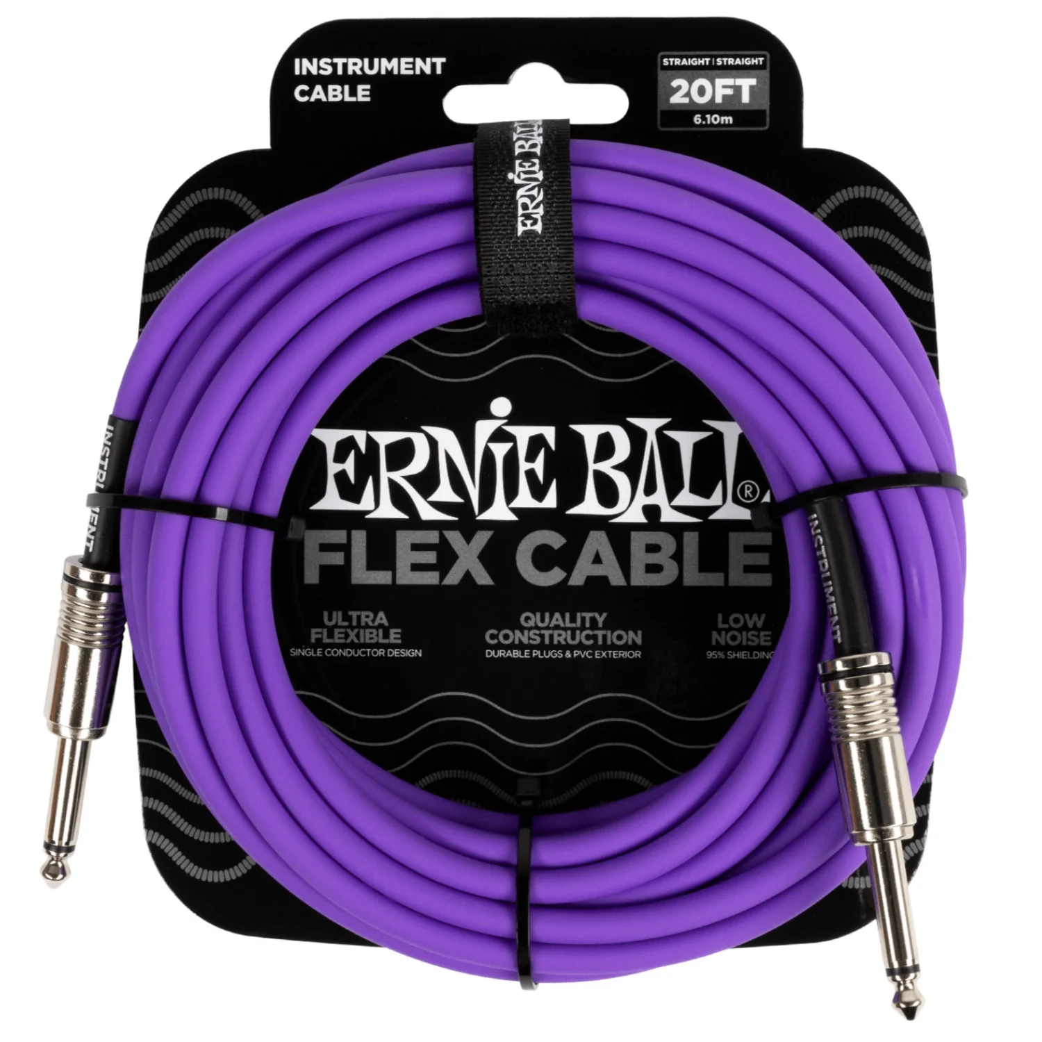 Ernie Ball 20ft Flex Straight Instrument Cable - Image 9