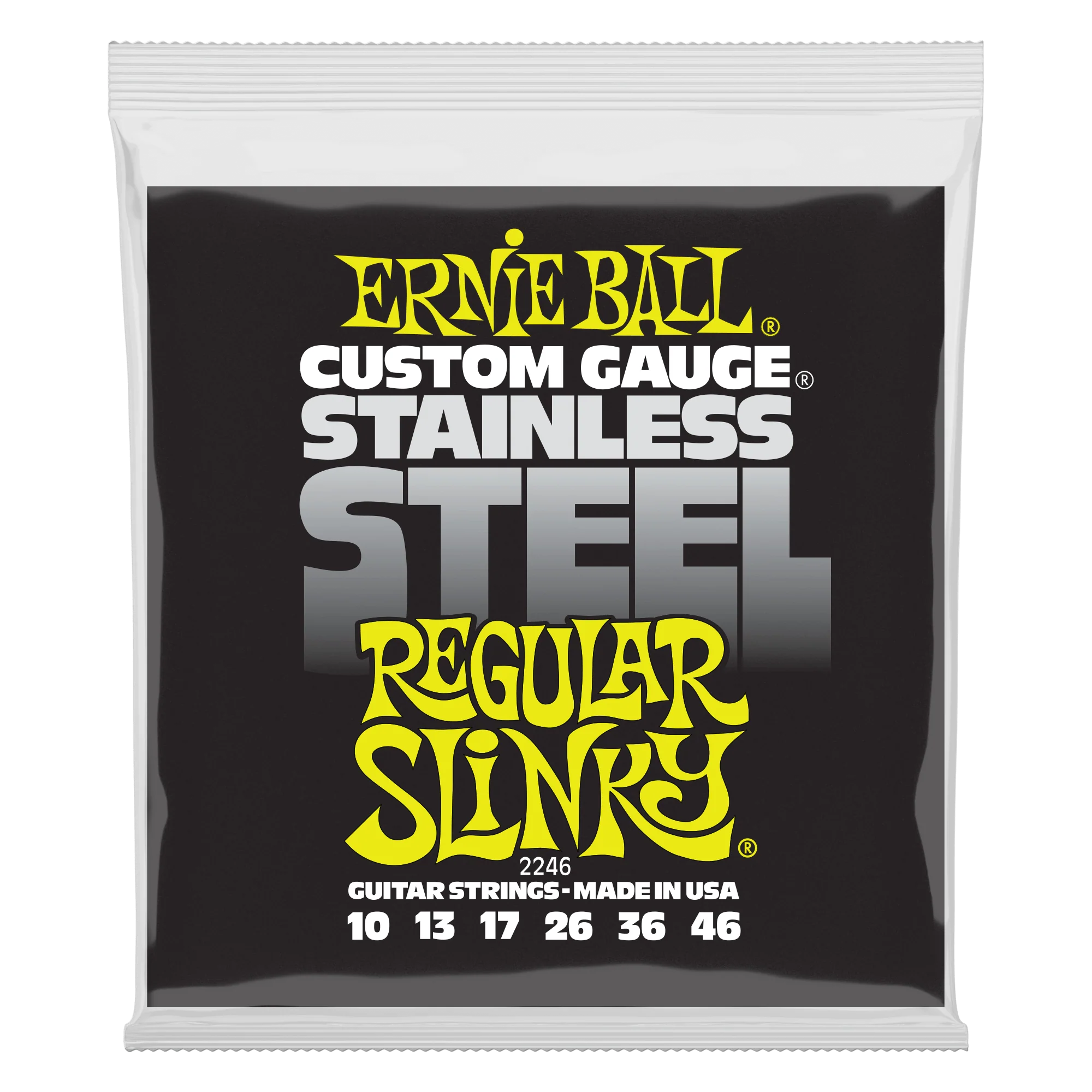 Ernie Ball 2246 Stainless Steel Regular Slinky Electric Guitar Strings