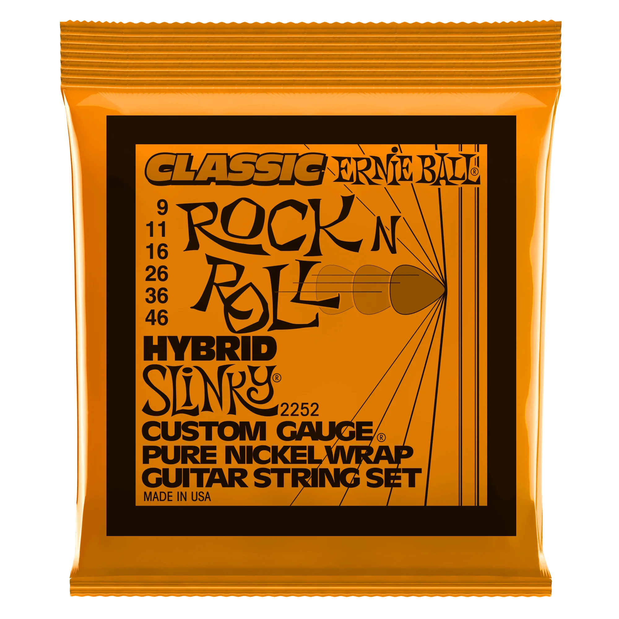Ernie Ball 2252 Hybrid Slinky Electric Guitar Strings