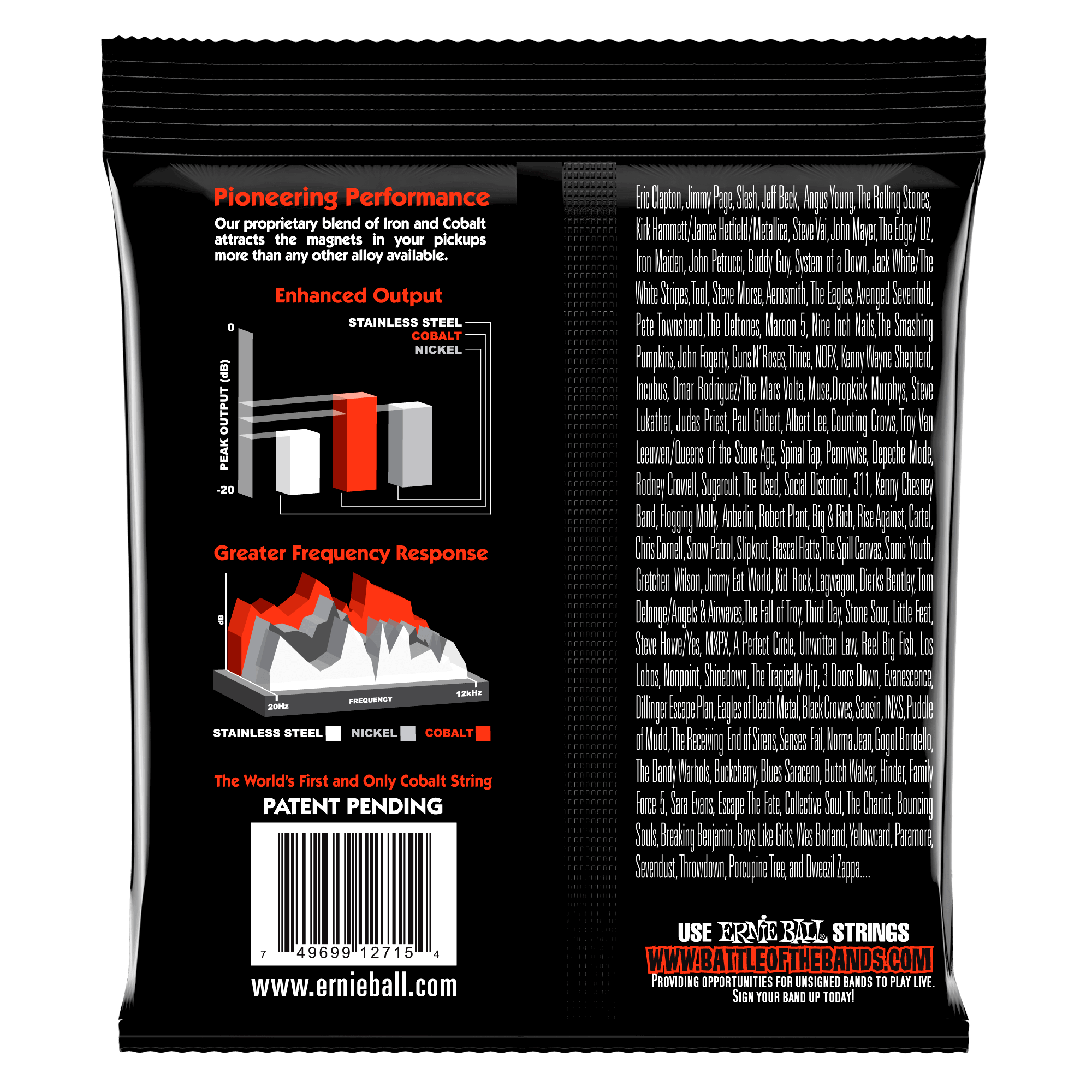 Ernie Ball 2715 Cobalt Slinky Electric Guitar Strings - Image 2