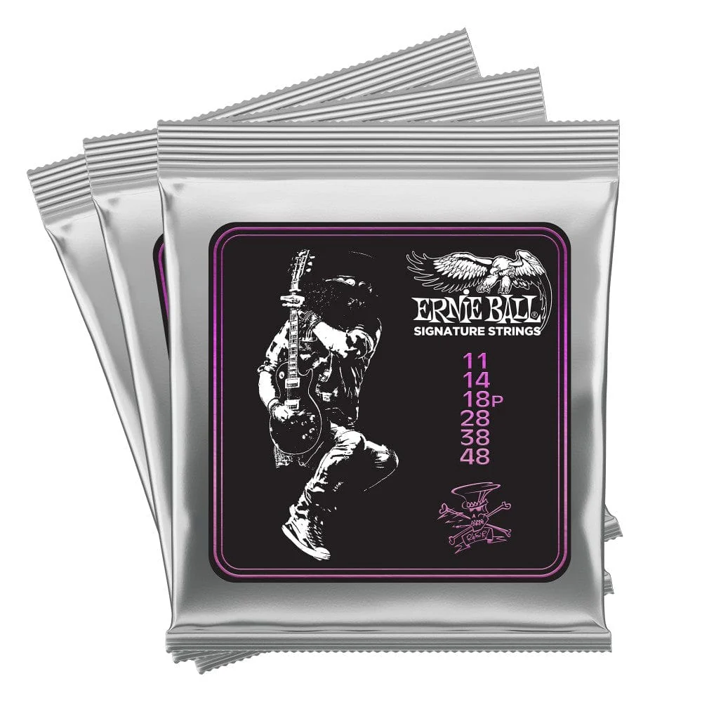 Ernie Ball 3820 Slash LTD Electric Guitar String Set - Pack of 3 11-48 - Image 5
