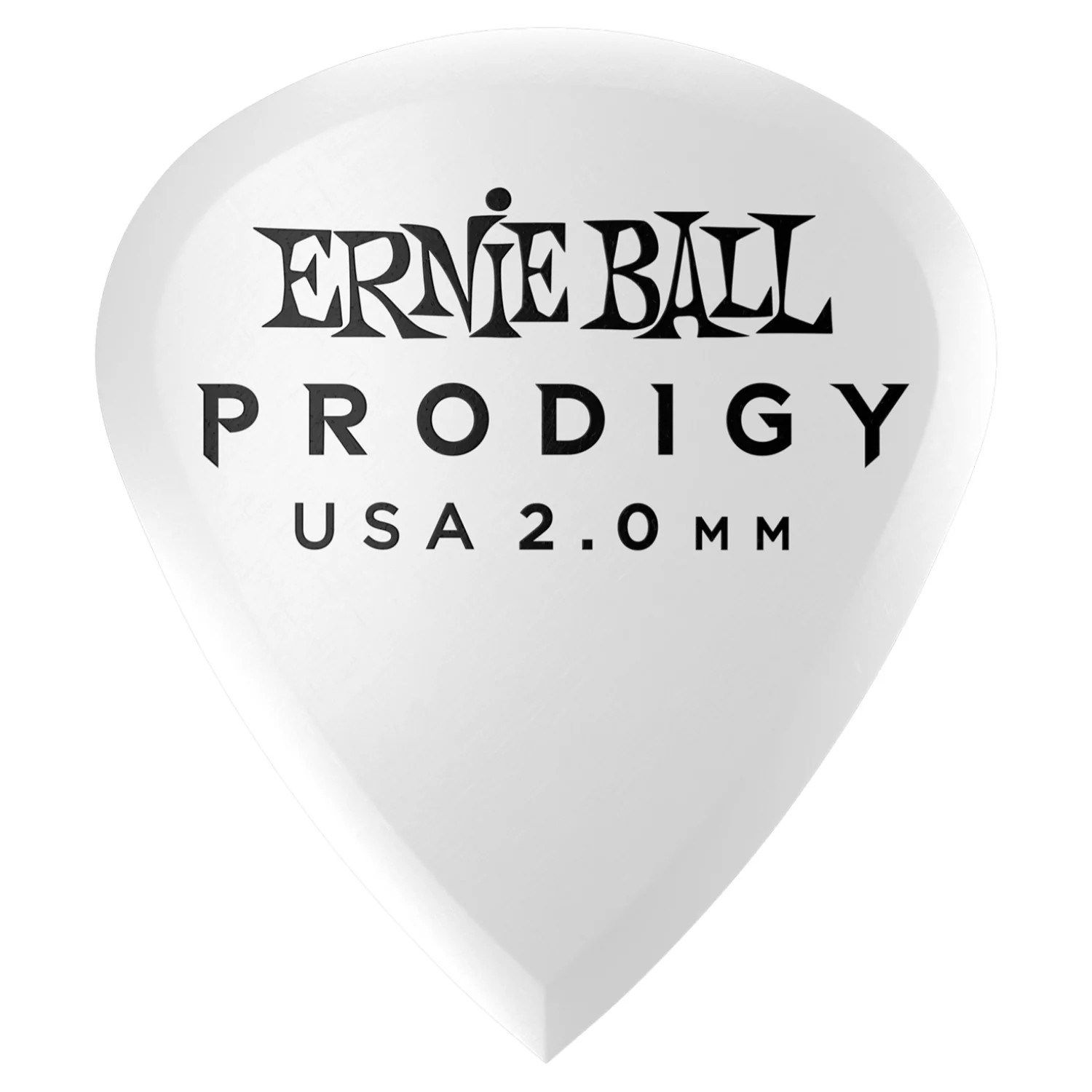 Ernie Ball 9203 Mini Prodigy Guitar Picks - Pack of 6 - 2.0mm White