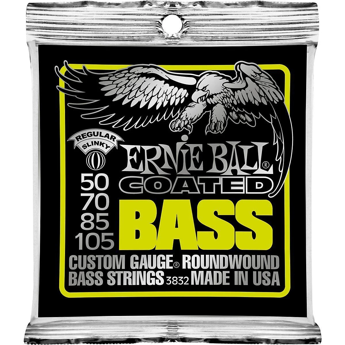 Ernie Ball Coated Bass Guitar Strings - Regular Slinky