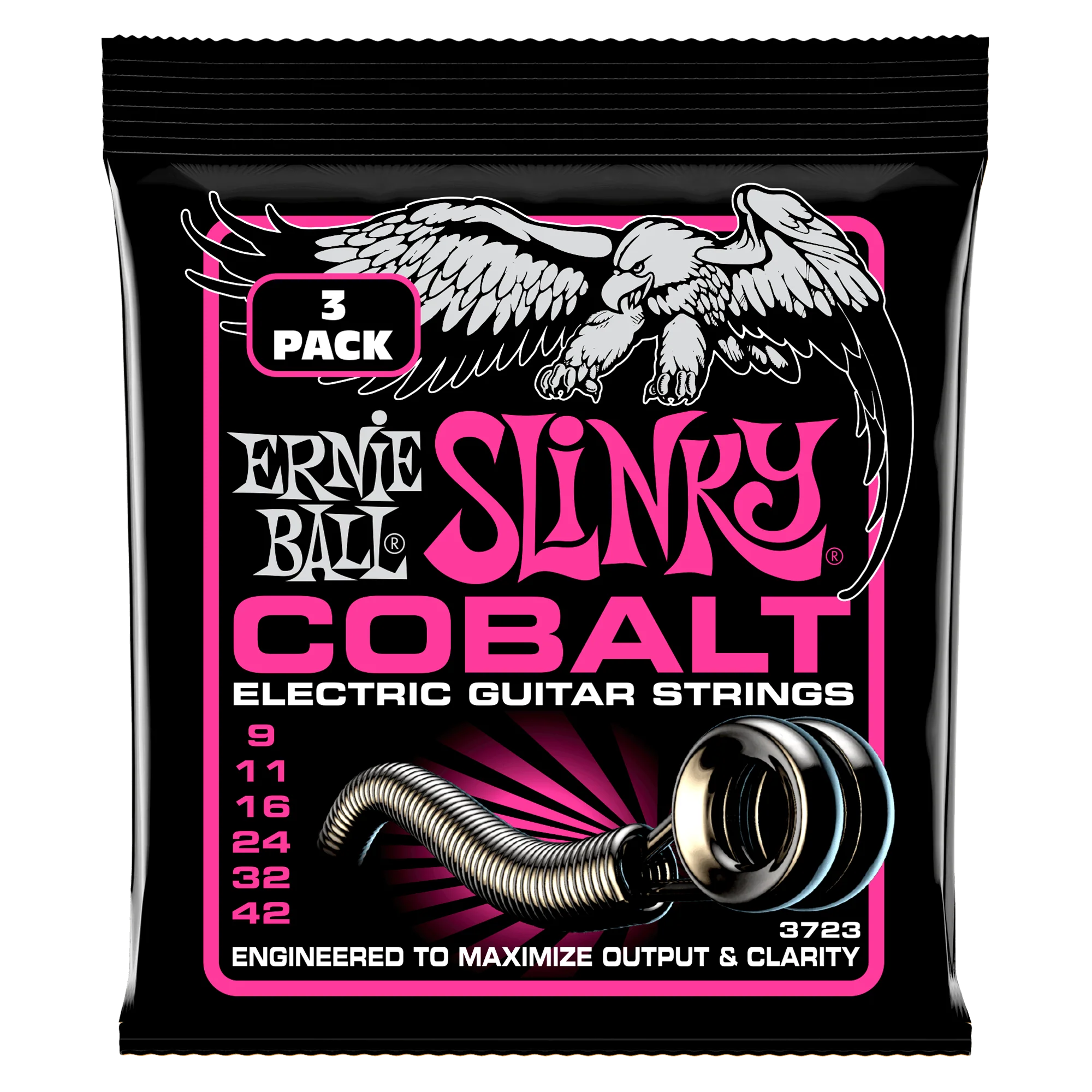 Ernie Ball Cobalt Slinky Electric Guitar Strings (9-42 Gauge)