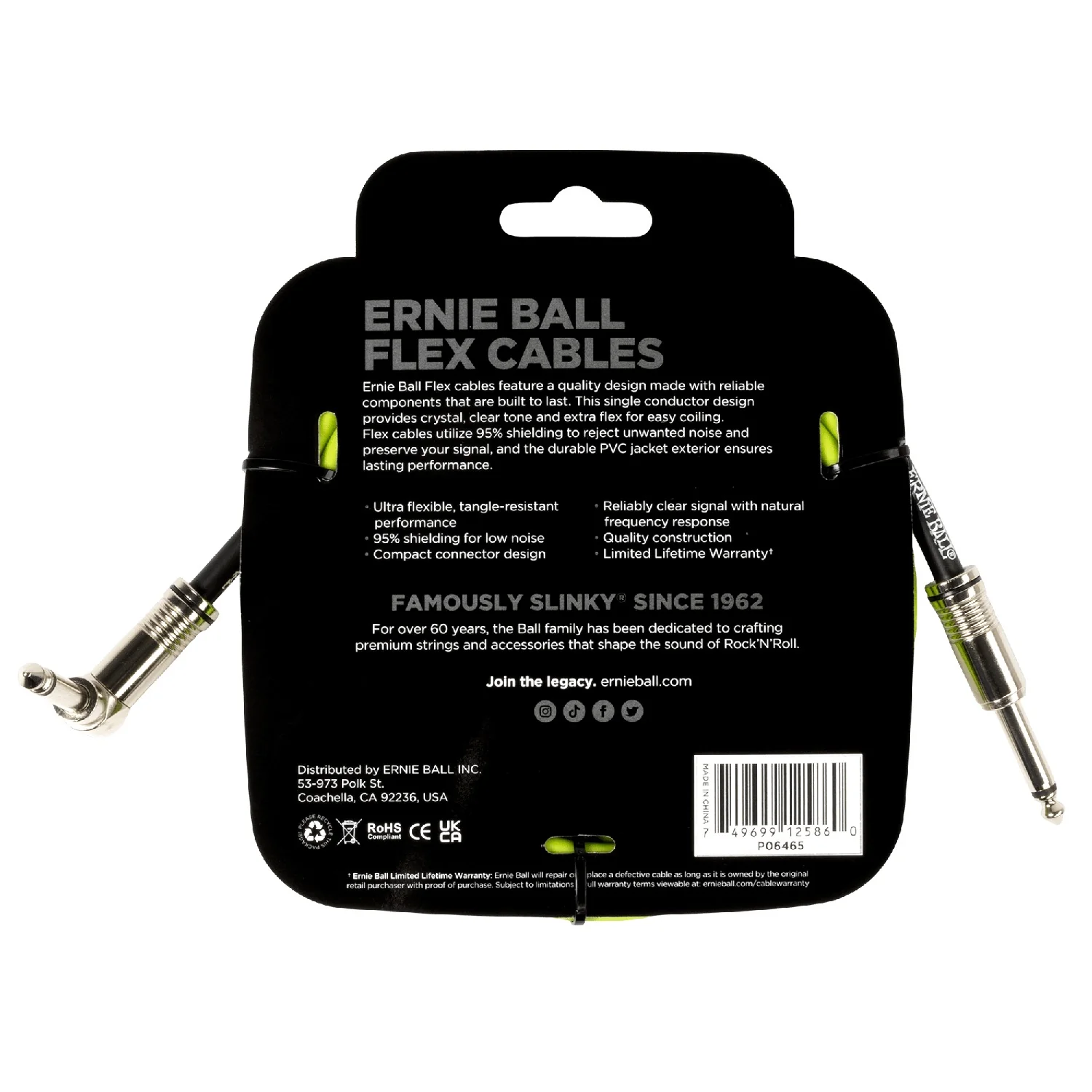 Ernie Ball Flex 10ft Instrument Cable - Image 6