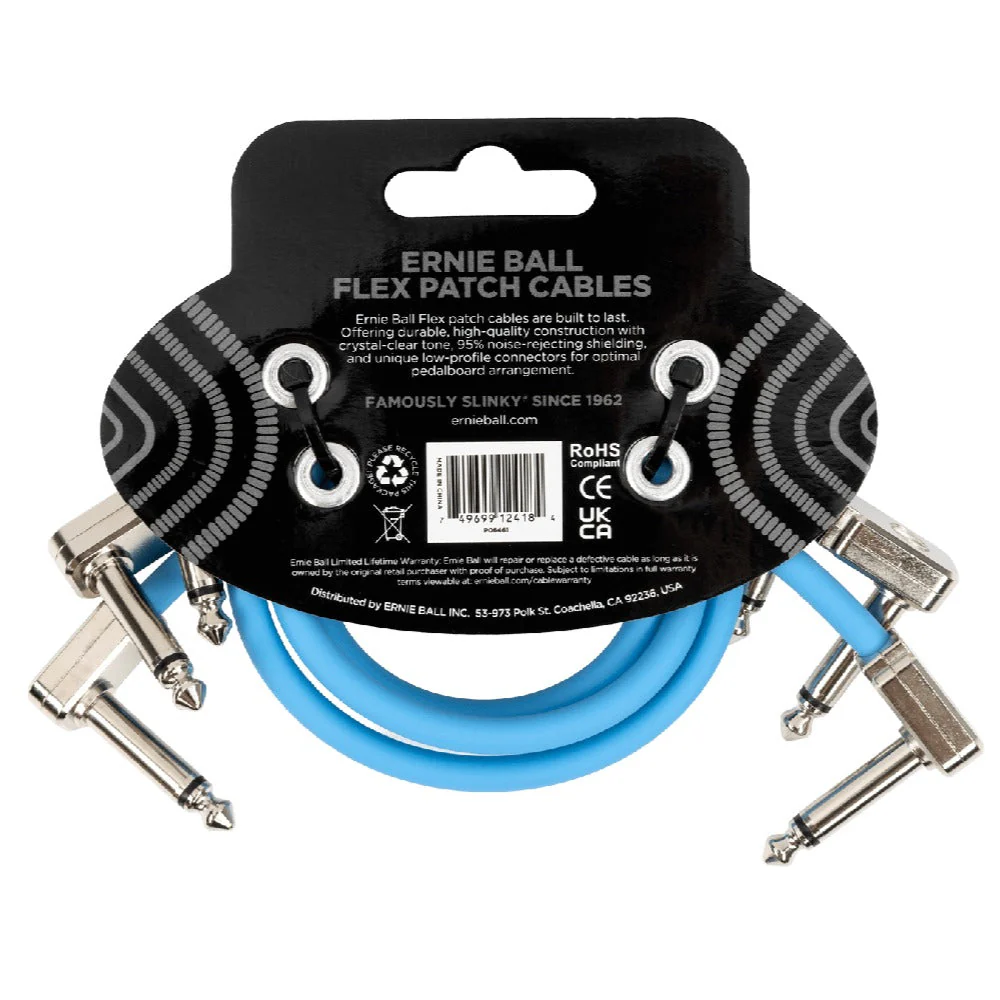 Ernie Ball Flex Patch Cable - Pack of 3 - Image 14