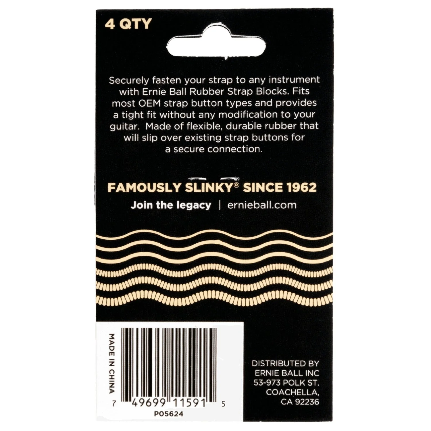 Ernie Ball Strap Blocks - 4 Pack - Image 14