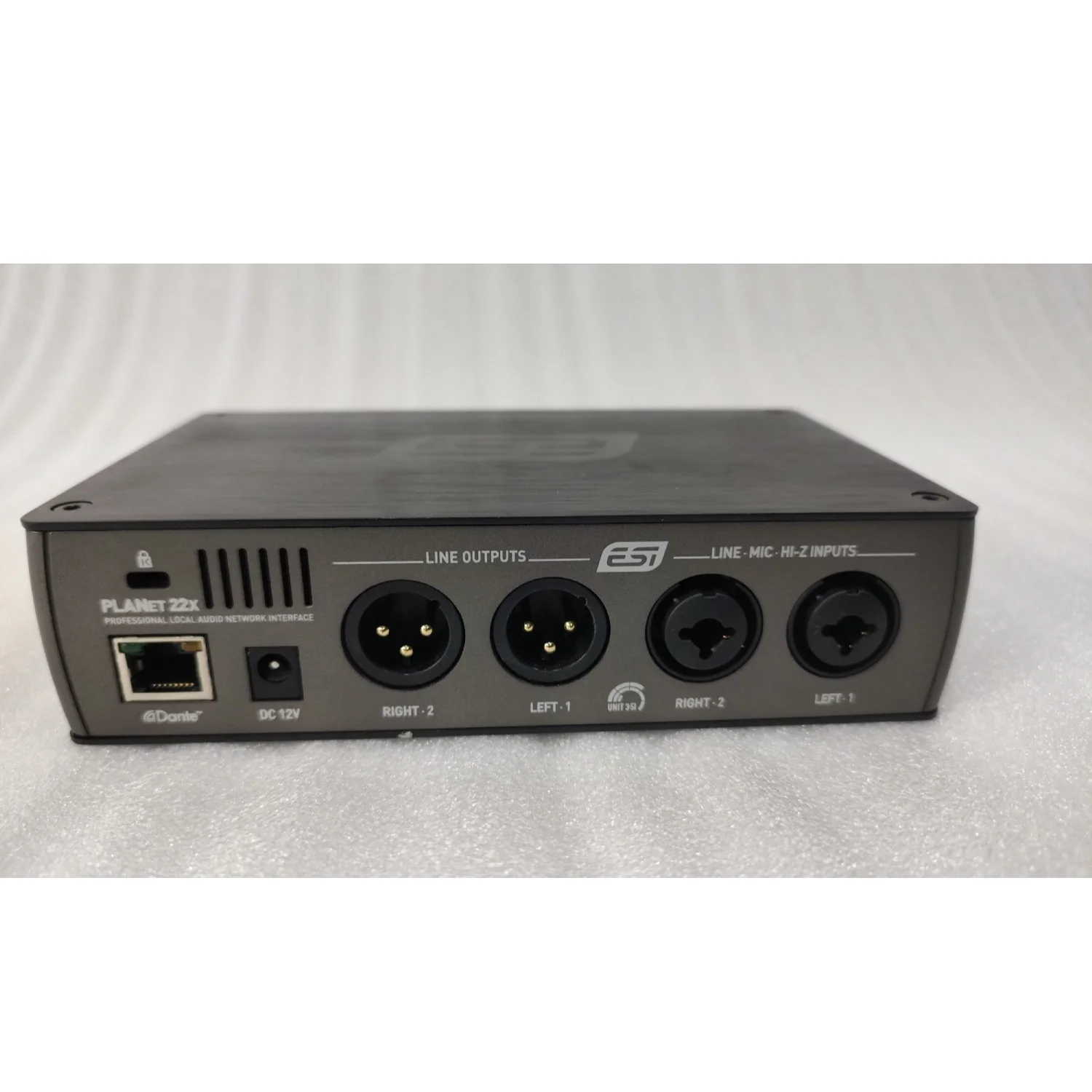 ESI Planet 22x 24-Bit Advanced Audio Interface with Dante Protocol - Open Box - Image 5
