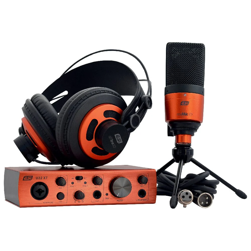 ESI U22 XT cosMik Set Professional Studio Recording Bundle