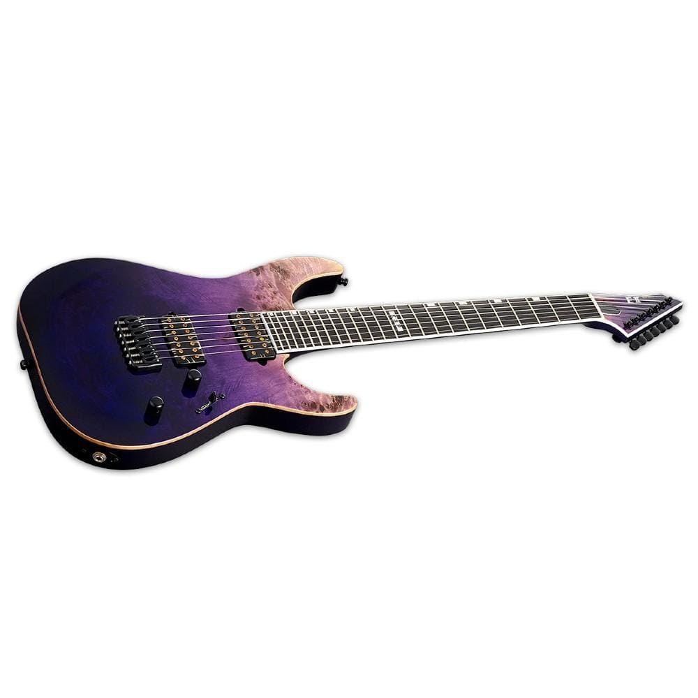 ESP E II M II 7NT M Series 7 String Electric Guitar - Purple Natural Fade - Image 3