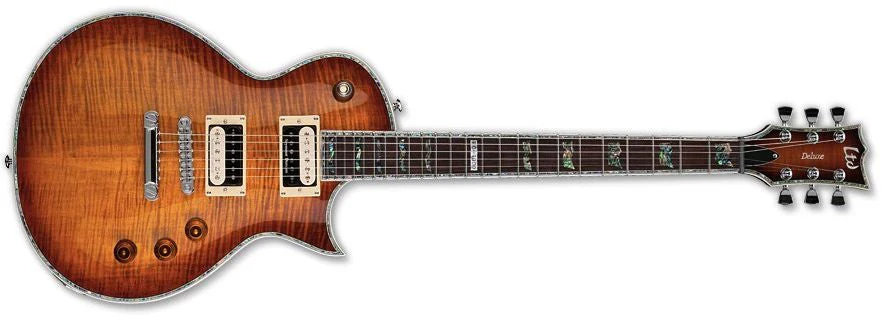 ESP EC-1000 Duncans/Rosewood Electric Guitar - Vintage Burst