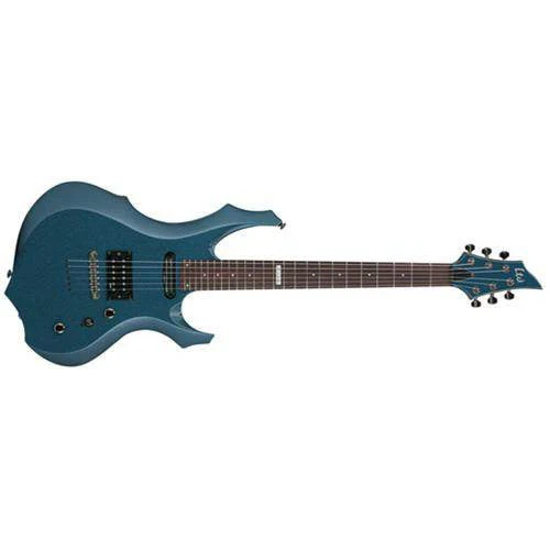 ESP LTDF10GSB Guitar in Gun Smoke Blue Finish