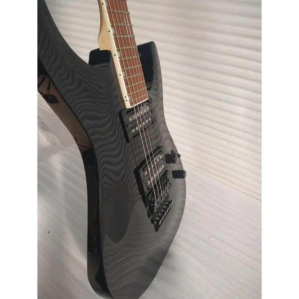 ESP LTD MH-200 6-String Electric Guitar - Black - Open Box B Stock - Image 5