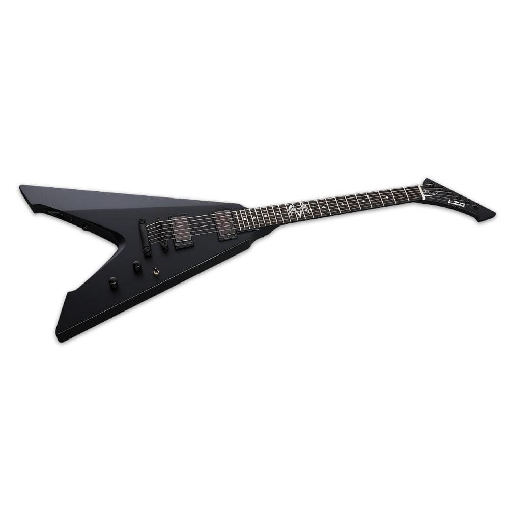 ESP LTD Vulture James Hetfield Signature Series 6-String Electric Guitar - Black Satin - Image 2