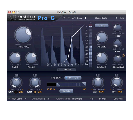 FabFilter Pro-G Gate β Professional Audio Software & Plugin - Image 2