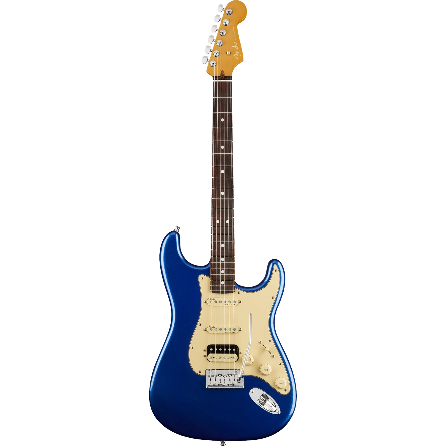 Fender American Ultra Stratocaster HSS Rosewood Electric Guitar - Cobra Blue