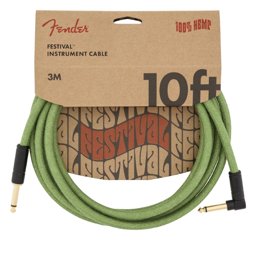 Fender 10ft Angled Festival Hemp Instrument Cables - Image 4