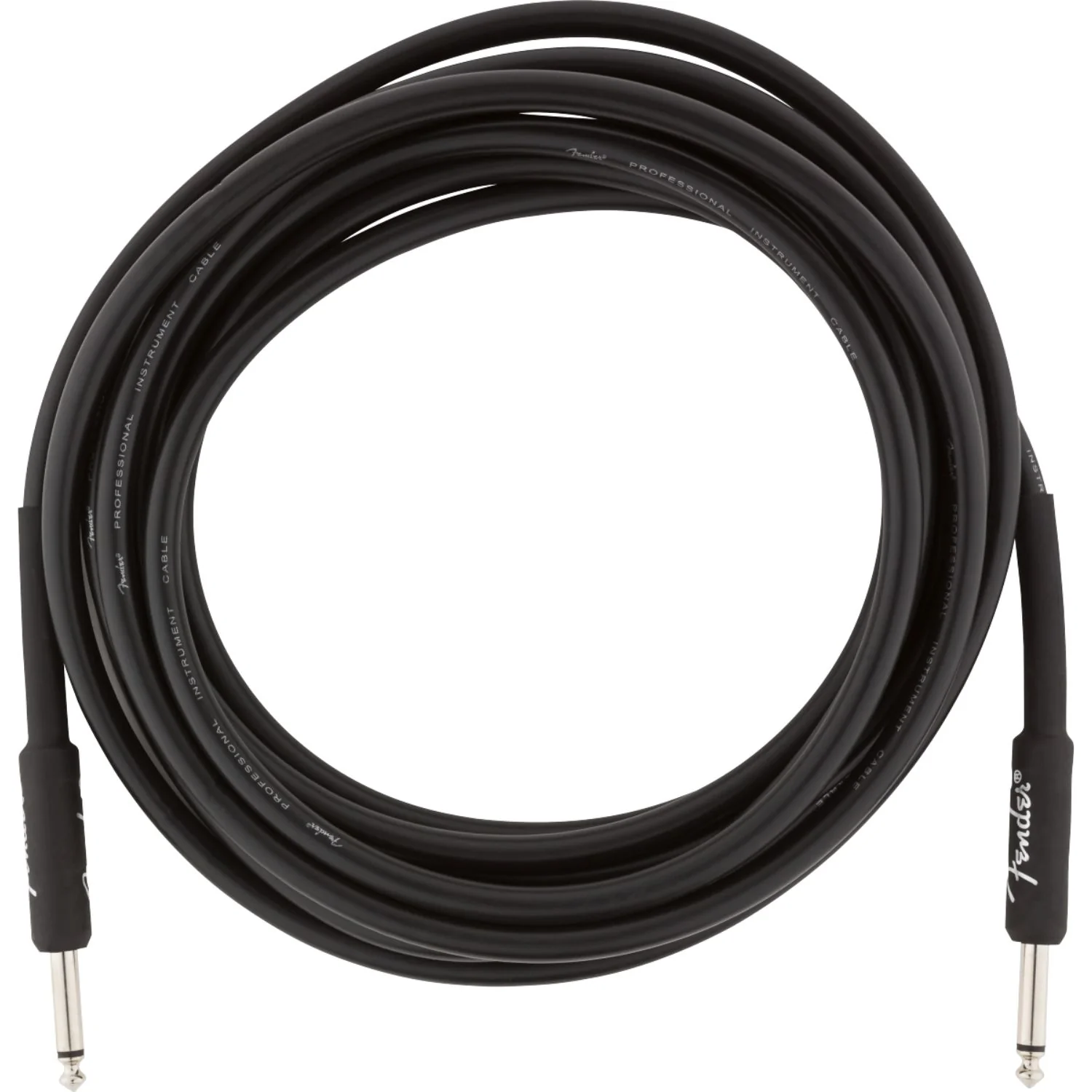 Fender 15 Feet Professional Series Instrument Cable Straight / Straight- Black - Image 2