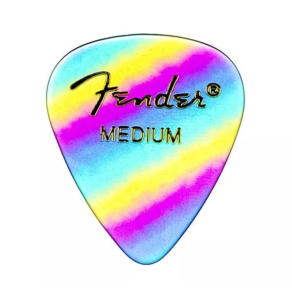 Fender 351 Shape Guitar Picks Rainbow - Medium