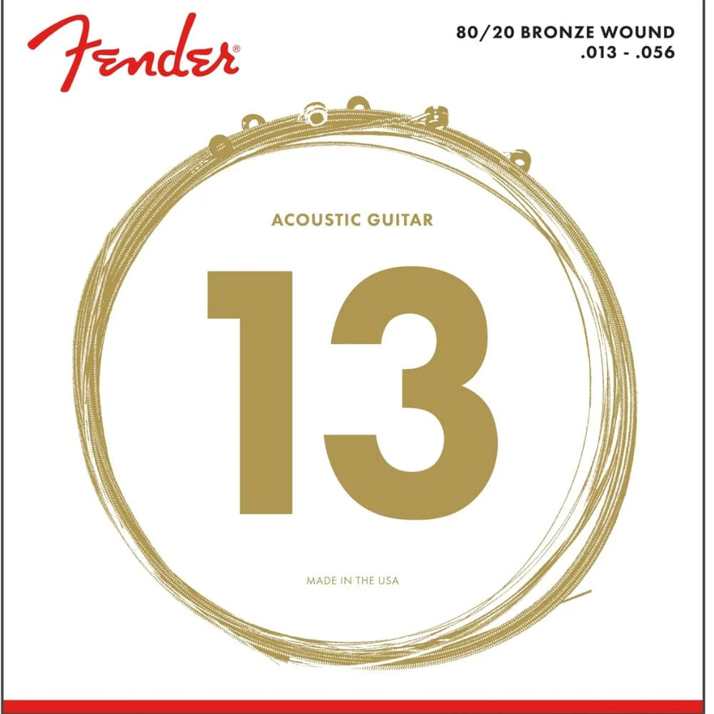 Fender 70M 80/20 Bronze Acoustic Guitar Strings