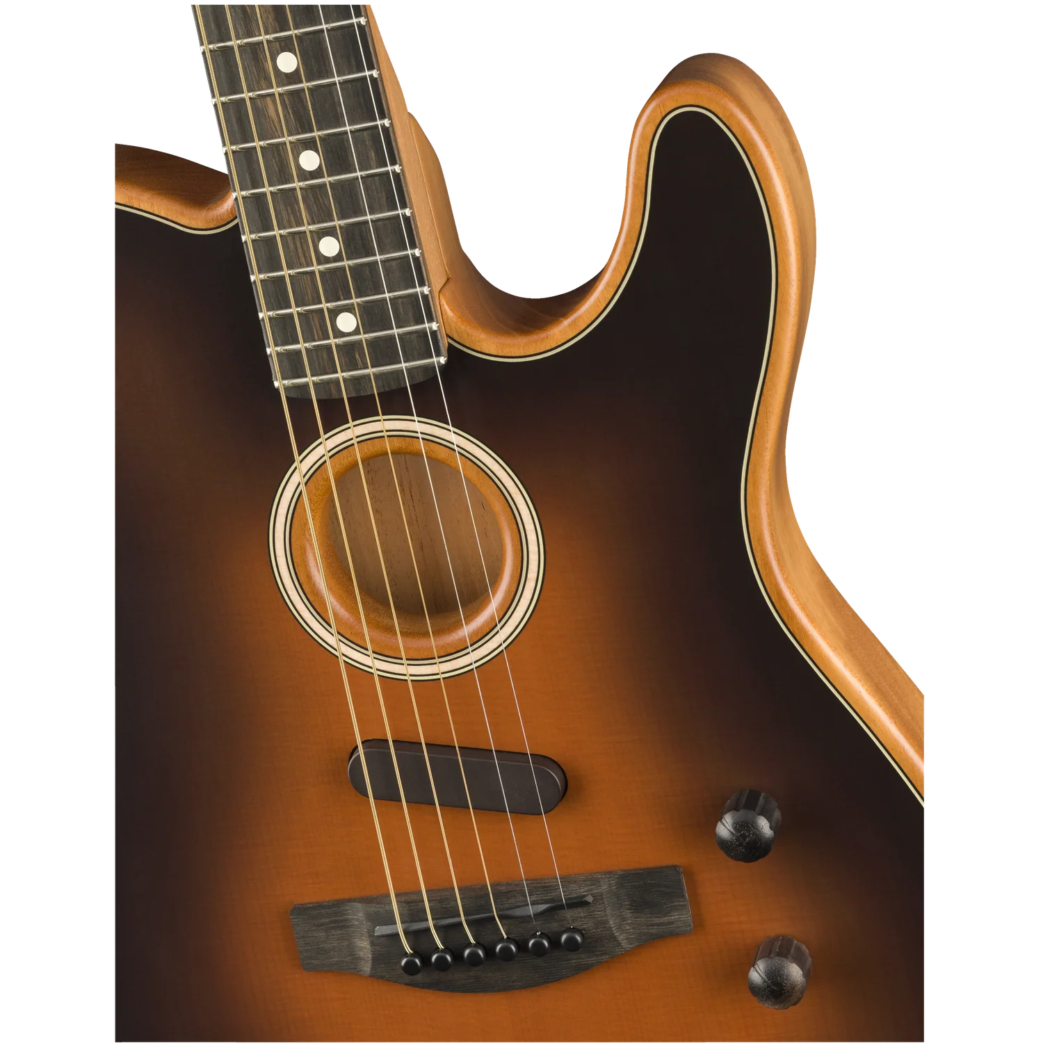 Fender American Acoustasonic Telecaster 6 String Electro Acoustic Guitar - Image 21
