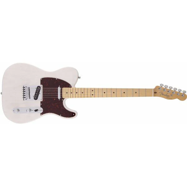 Fender American Deluxe Telecaster Electric Guitar Ash, Maple Fingerboard, White Blonde