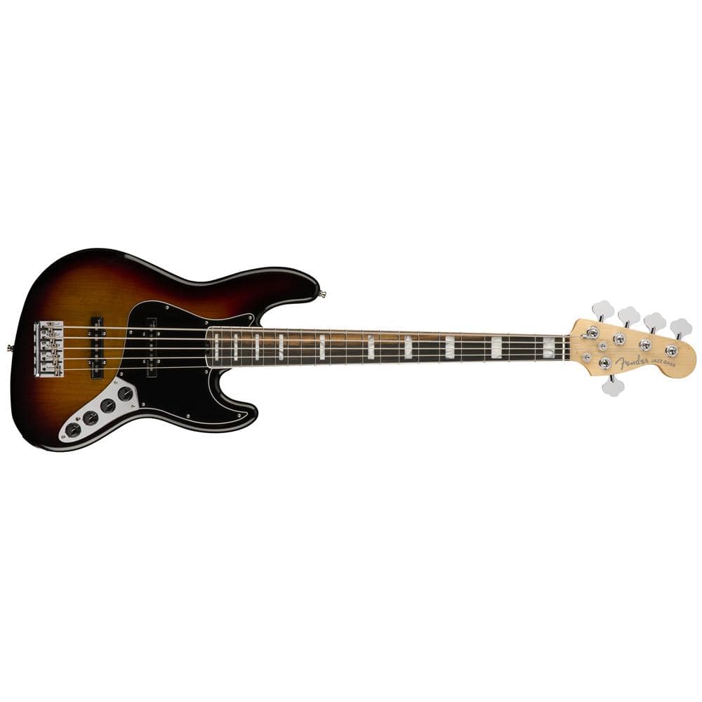 Fender American Elite Jazz Bass V 5 String Bass Guitar