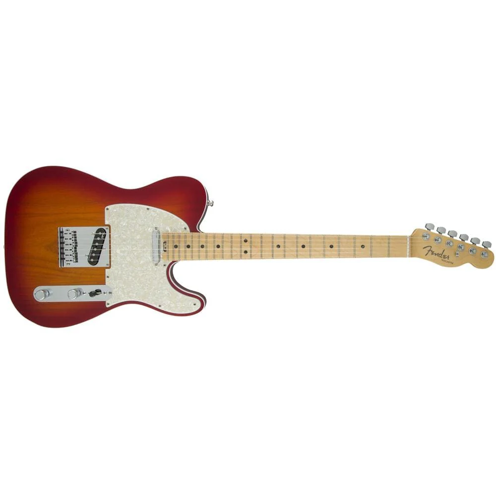 Fender American Elite Telecaster Electric Guitar - Aged Cherry Burst