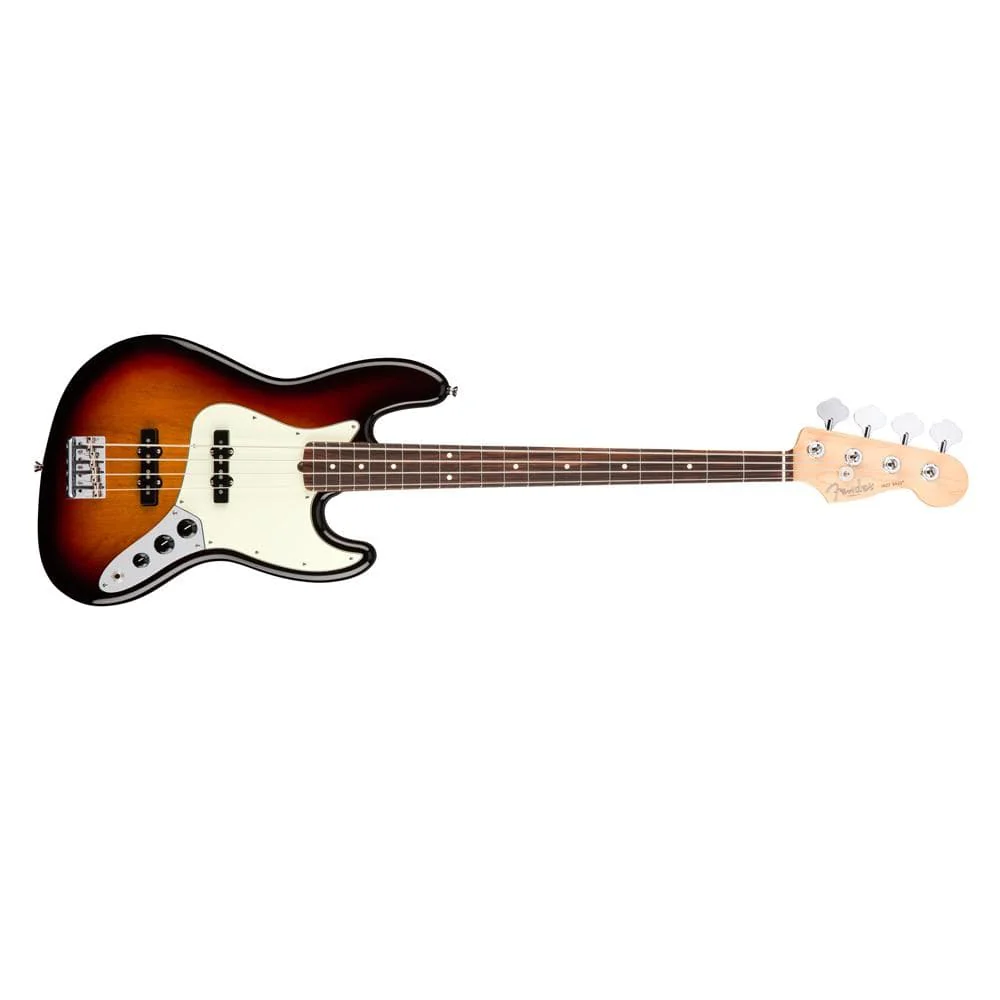 Fender American Professional 4 String Jazz Bass Guitar - 3-Tone Sunburst