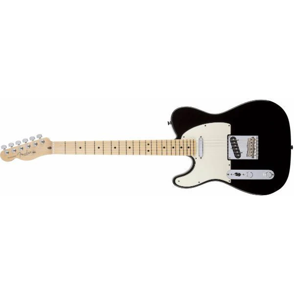 Fender American Standard Telecaster Left-Handed, Maple Fingerboard, Black Electric Guitar