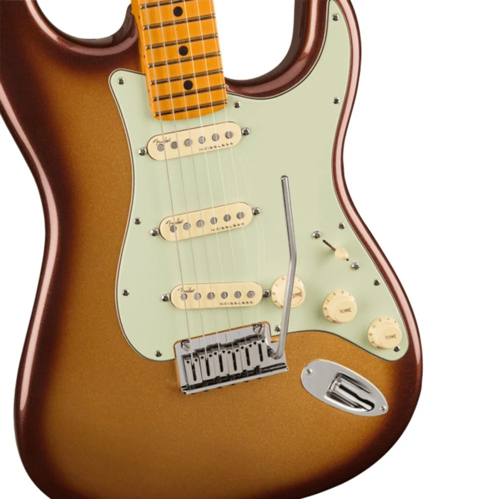 Fender American Ultra Stratocaster Electric Guitars - Mocha Burst - Image 3