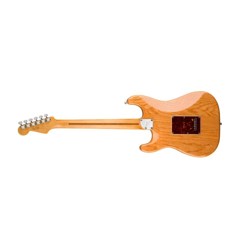 Fender American Ultra Stratocaster HSS Electric Guitars - Aged Natural - Image 2