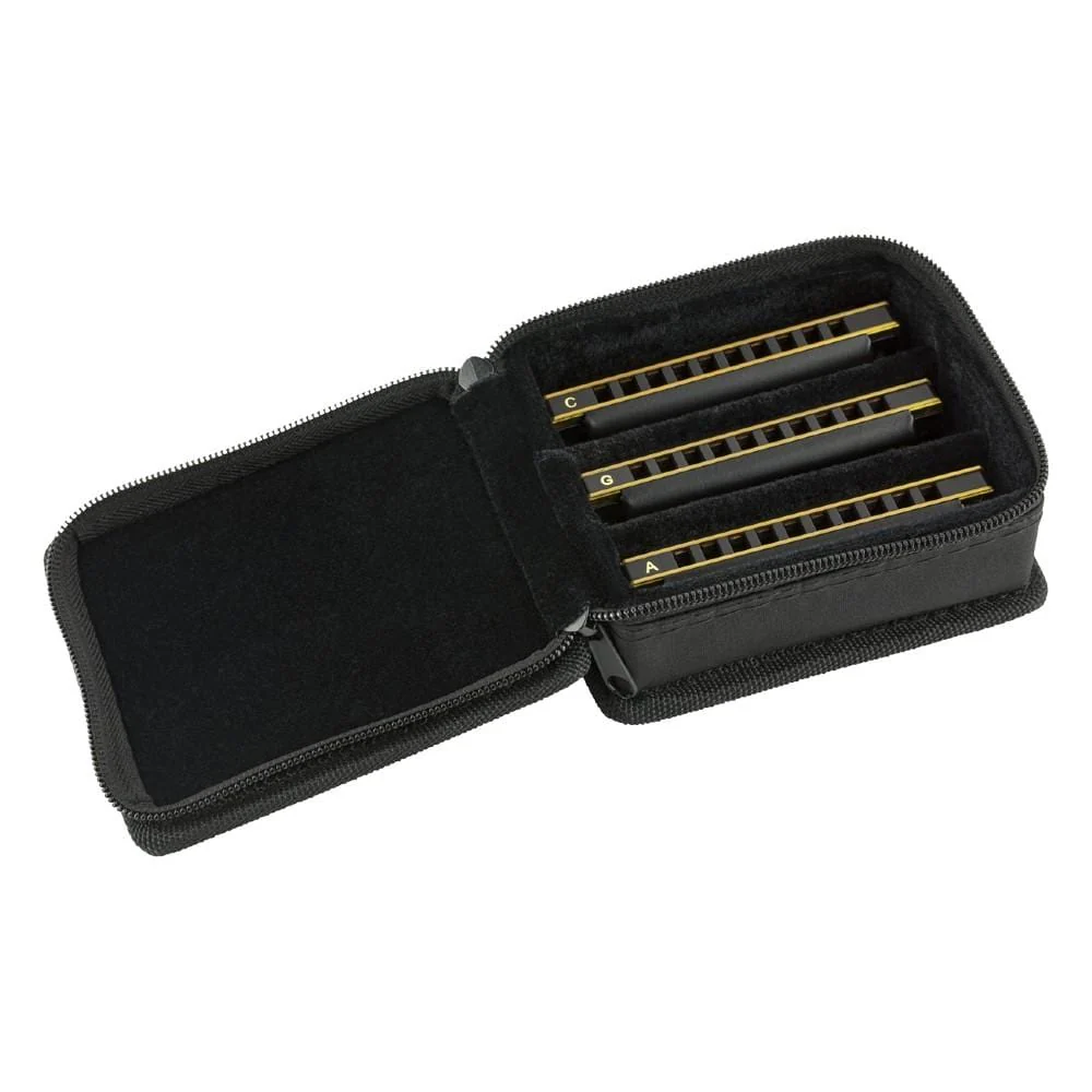Fender Blues Deville Harmonicas- 3 Pack with Case - Image 2