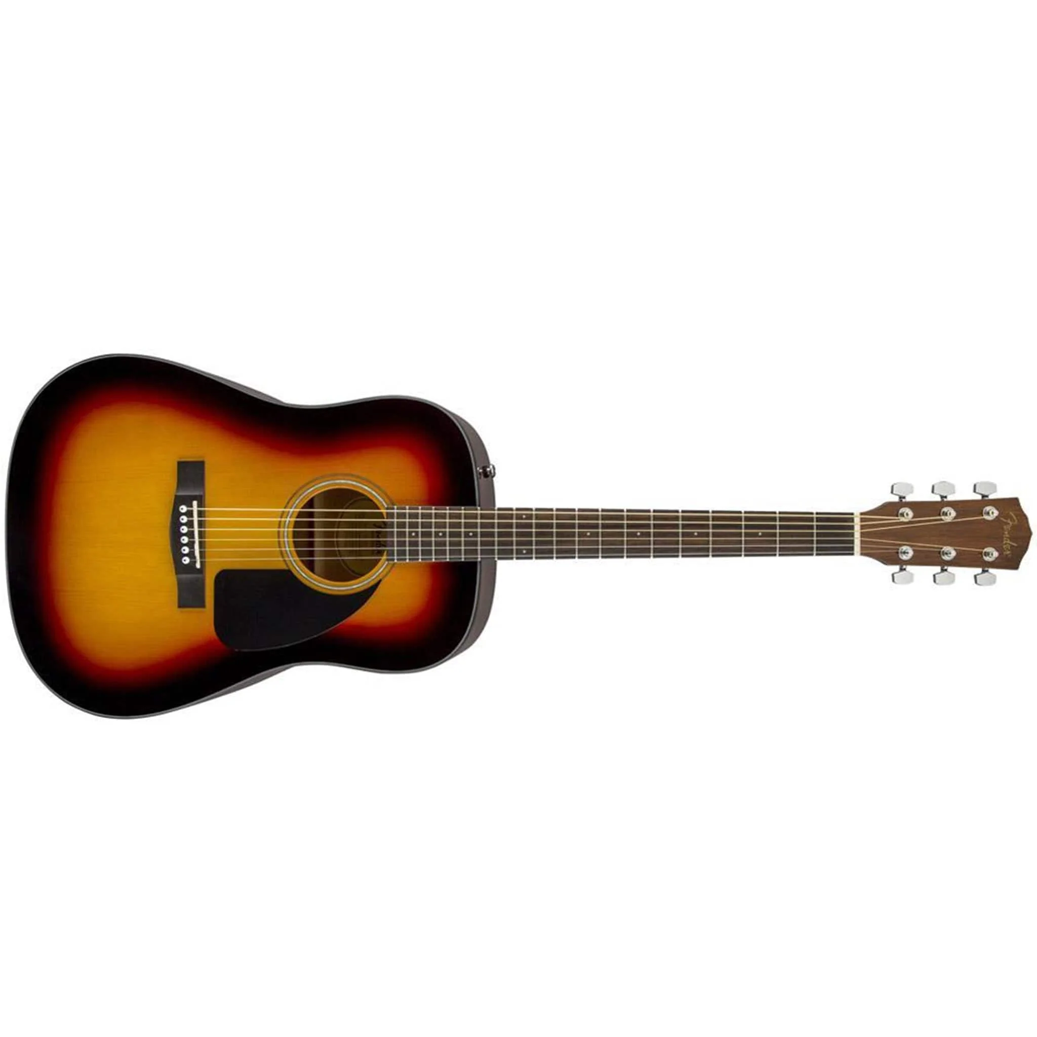 Fender CD 60 Dread V3 DS 6 String Acoustic Guitar Bundle with Dust Cover, Tuner, Cloth, Strap, Picks & Ebook - Image 19