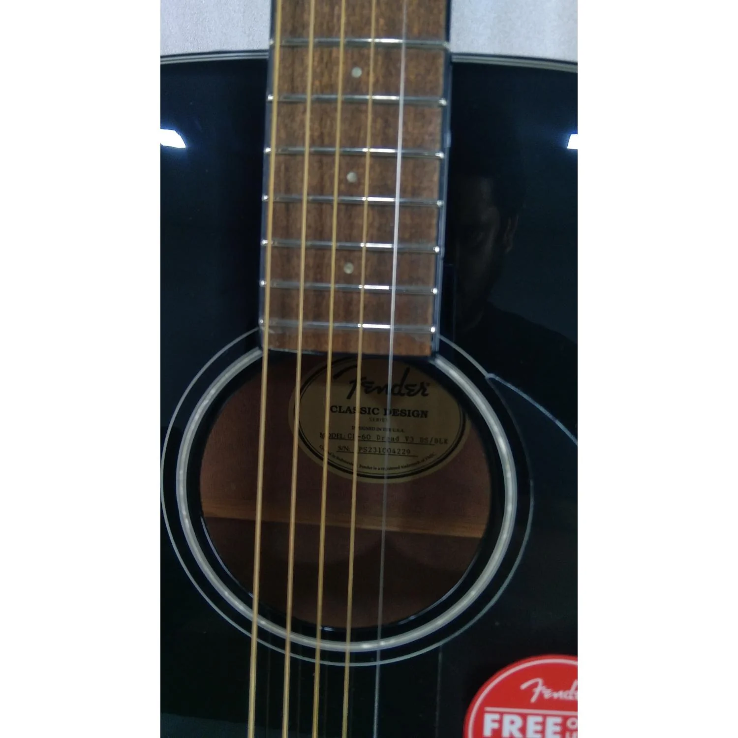 Fender CD 60 Dread V3 DS 6 String Acoustic Guitar - Open Box - Image 18