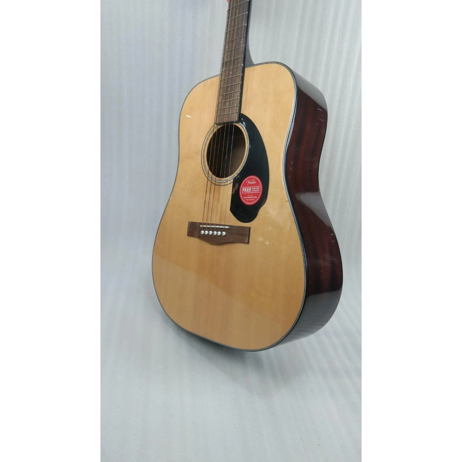 Fender CD 60 Dread V3 DS 6 String Acoustic Guitar with Dust Cover, Strap, Picks, Cloth & E-book - Open Box - Image 4