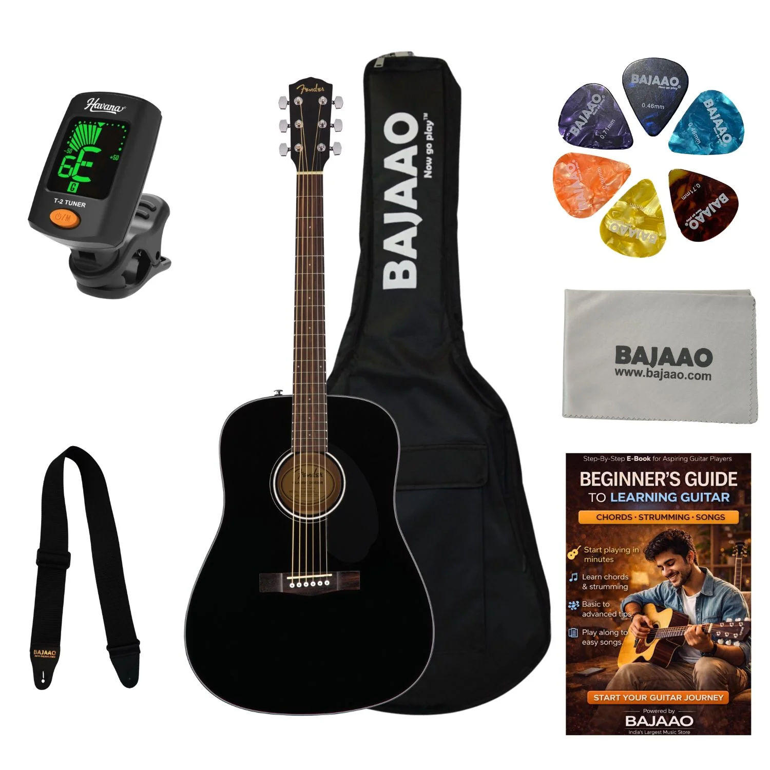 Fender CD-60S Dreadnought Acoustic Guitar - Image 46