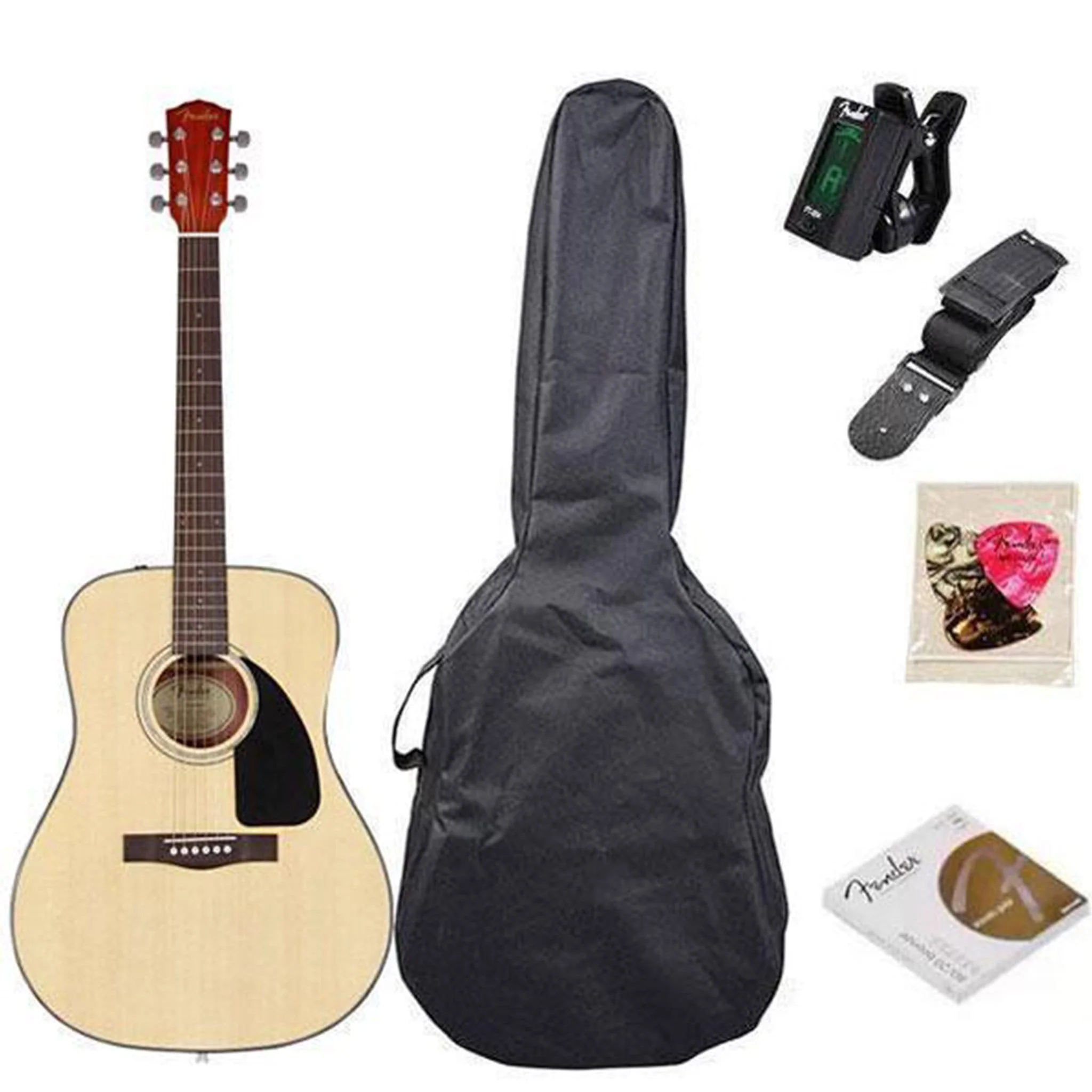 Fender CD60 Dreadnought Acoustic Guitar Pack - Image 4