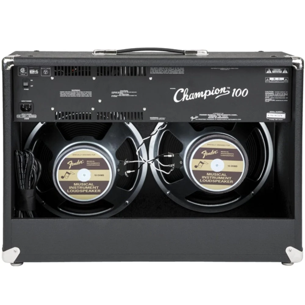 Fender Champion 100 Watts Guitar Combo Amplifier with Cable, Polishing Cloth & E-Book - Image 5